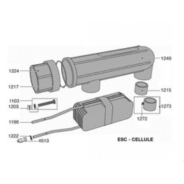 Pieces détachées Cellule Promatic ESC/MPS 16 - 24 - 36 - 48