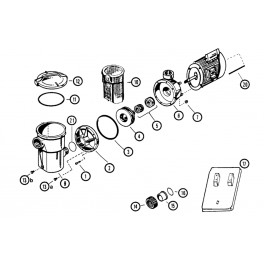 Moteur pompe pour SP1705 