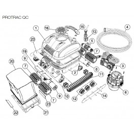 Moteur de pompe QC 