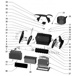 Pince blocage sac filtre 