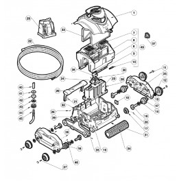 Axe charniere inox capot 