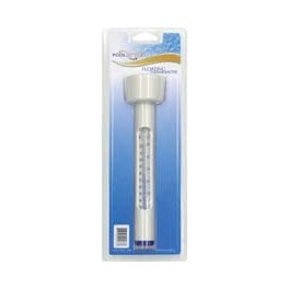 Thermomètre flottant piscine 16 cm cordelette blanche Coloris bleu