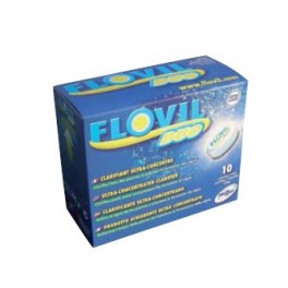 Flovil Duo clarifiant eau piscine Boite de 10 pastilles