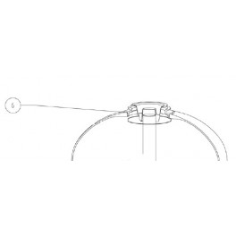 Adaptateur F-19T6-TAG / F-24T6-TAG  pour Tagelus Pentair