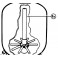 Diffuseur inférieur & tube central S0244T*  pour Filtre à sable TOP Hayward