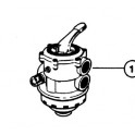 Vanne pour filtre à sable top Hayward S0310T / S0360T