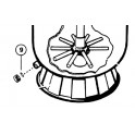 Joint de bouchon de vidange  pour Filtre à sable TOP Hayward