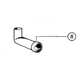 Coude supérieur & inférieur pour S0360SE  pour Filtre à sable SIDE S. S.SE Hayward