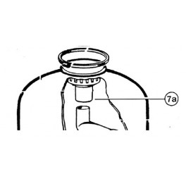 Diffuseur supérieur (Sauf sur modèle SO244S)  pour Filtre à sable SIDE S. S.SE Hayward