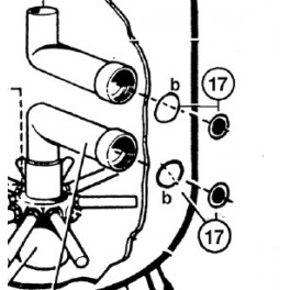 Adaptateur d'étanchéité S0166 à 310SE  pour Filtre à sable SIDE S. S.SE Hayward