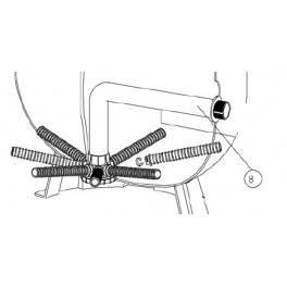 Tube de distribution inférieur TR60  pour Triton TR après 2002 et Clear PRO Pentair