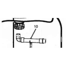 Ensemble coudé supérieur raccordement diffuseur S25  pour Filtres à sable Propure S21/S25/S28 Propure