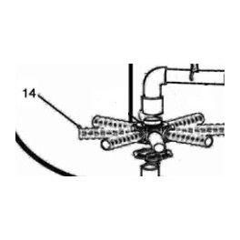 Crépines (jeu de 8) S21  pour Filtres à sable Propure S21/S25/S28 Propure