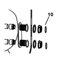 Ensemble traversée de paroi S36  pour Filtres à sable Propure S36 Propure