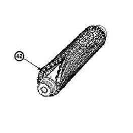 Brosse picot  pour AQUAVAC Standard / Qc / Drive Hayward