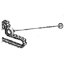 Roulement de chenille extérieur  pour AQUAVAC Standard / Qc / Drive Hayward