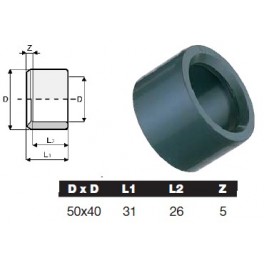 Réduction simple 50x40 - PVC piscine