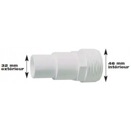 Adaptateur tuyauterie plastique