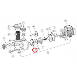 Diffuseur d'aspiration pour pompe Pentair swimmey nocchi