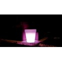 JARDINIERE RONDE LED hauteur 66 diam 59cm