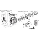 Vis moteur Pompe Hayward Super II - RS II SP3030-3