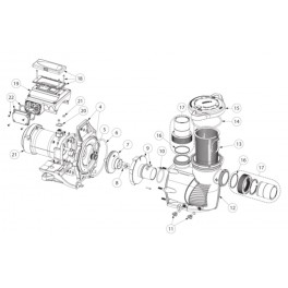 Joint étanche diamant Pompe Pentair INTELLIFLO 5PXF-VSD