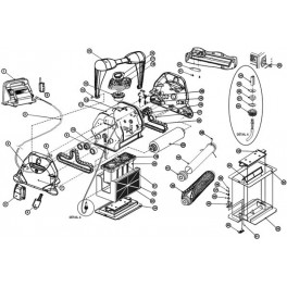 Roulement de chenille extérieur  Robot Hayward TIGER SHARK Standard / Plus / Qc