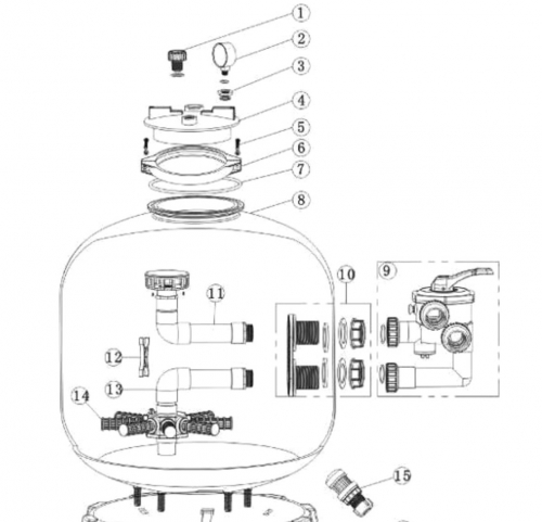 Couvercle Transparent FSAB (Acis) ACIS VIPool Side SB11