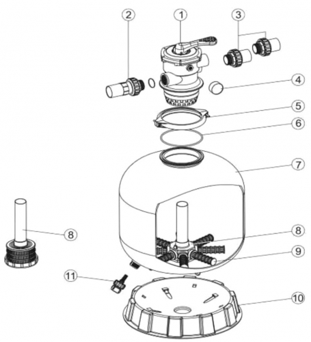 Réduction manomètre (ACIS) ACIS VIPool Top FT6